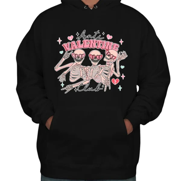 Valentine's Day Hoodie - Black