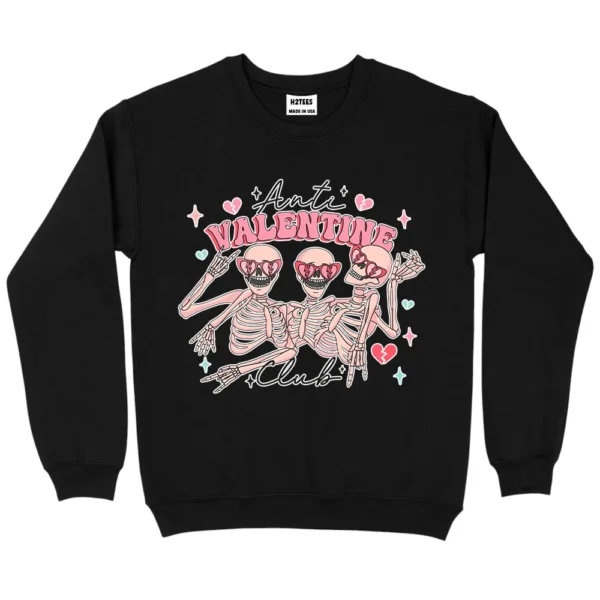 Valentine's Day Sweatshirt - Black