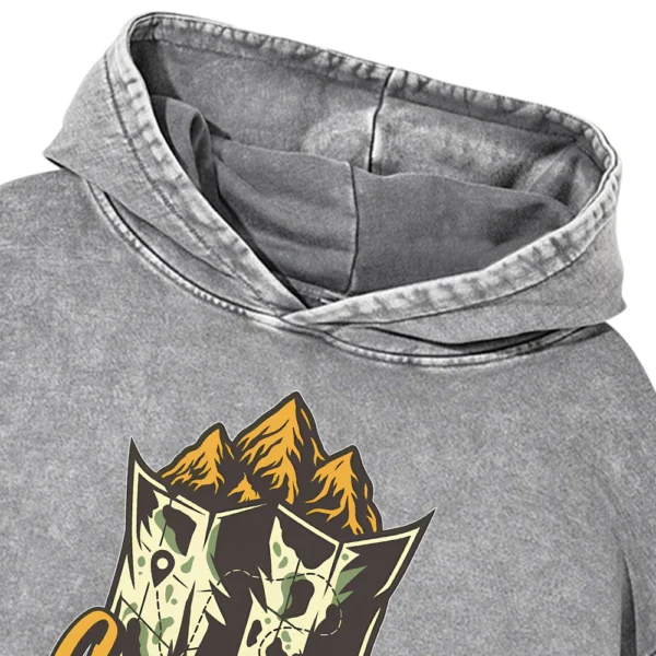 Camping Washed Pullover Hoodie Gift For Friends