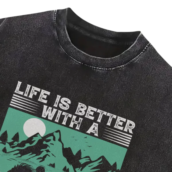 Life Is Bestter With A Horse Vintage Washed Tshirts Gift For Friends