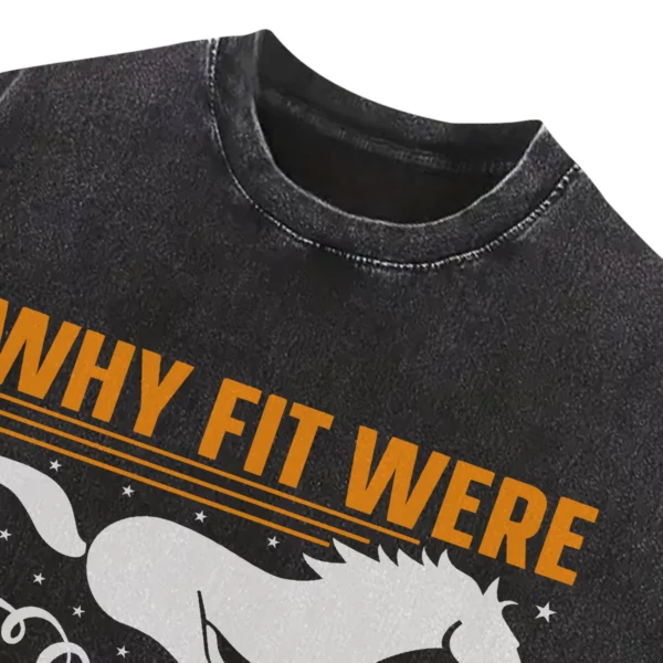 Why Fit Were Born To Stand Out Washed Tshirts Gift For Friends