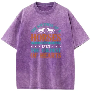 The Softness Of A Horses Washed Tshirts Gift For Friends