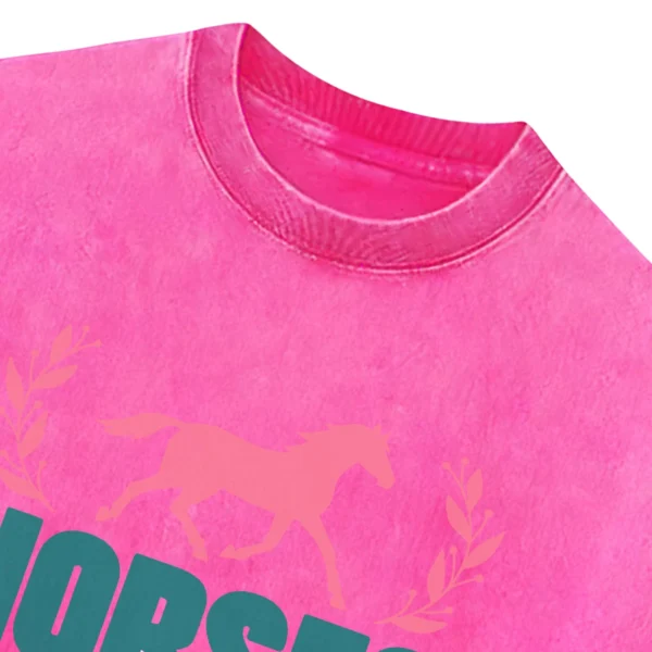 Horses Keep Me Stable Washed Tshirts Gift For Friends