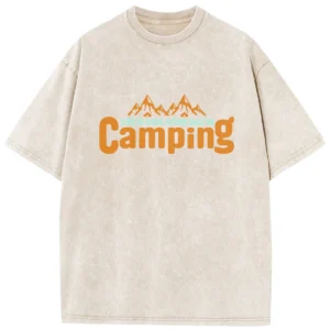 Life Is Best When You’re Camping Washed Tshirts Gift For Friends