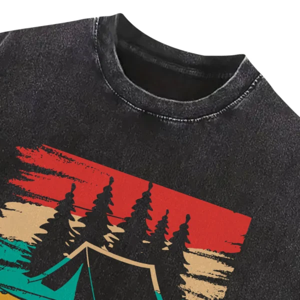 Life is Better Around The Campfire Washed Tshirts Gift For Friends