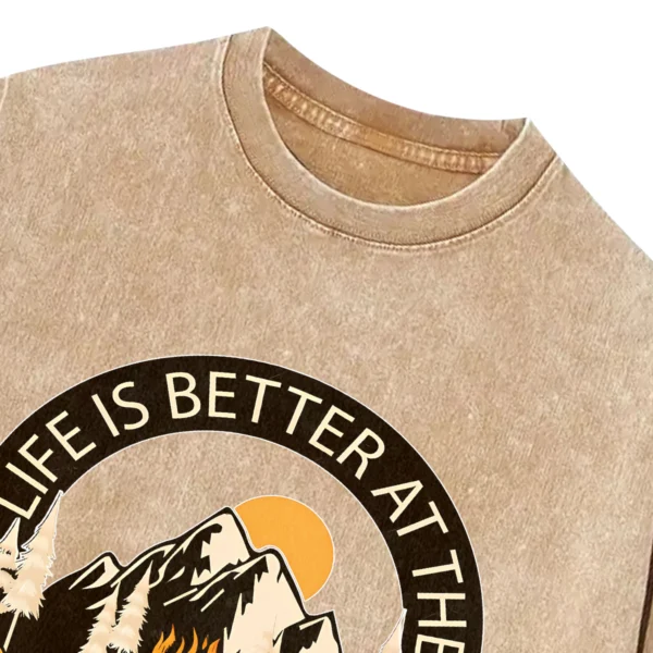 Life Is The Better At The Camfire Washed Tshirts Gift For Friends