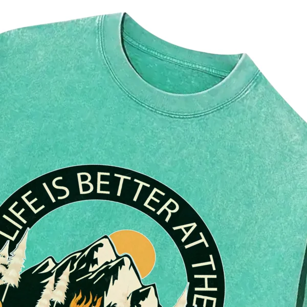 Life Is The Better At The Camfire Washed Tshirts Gift For Friends