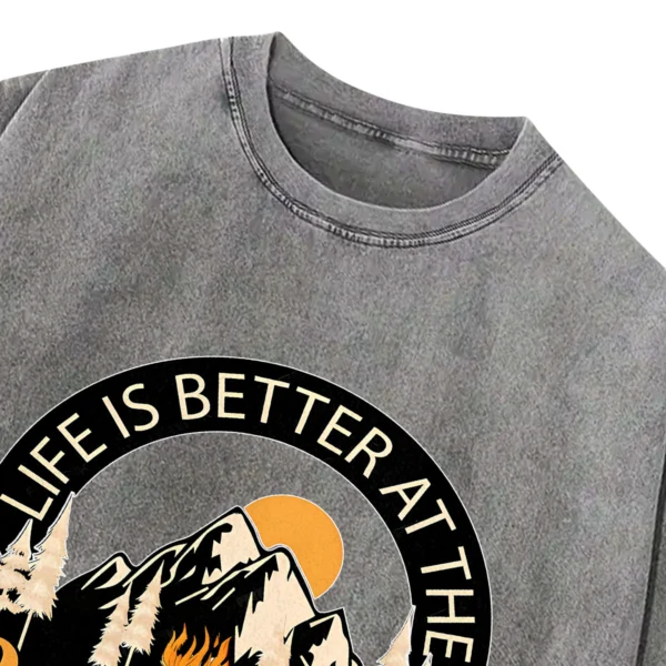Life Is The Better At The Camfire Washed Tshirts Gift For Friends