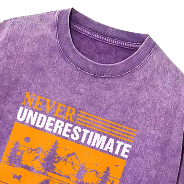 Never Underestimate The Power Of A Camping Washed Tshirts Gift For Friends