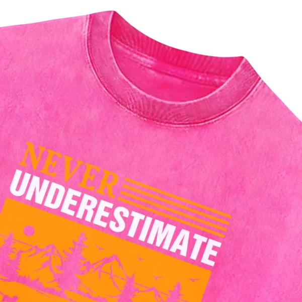 Never Underestimate The Power Of A Camping Washed Tshirts Gift For Friends