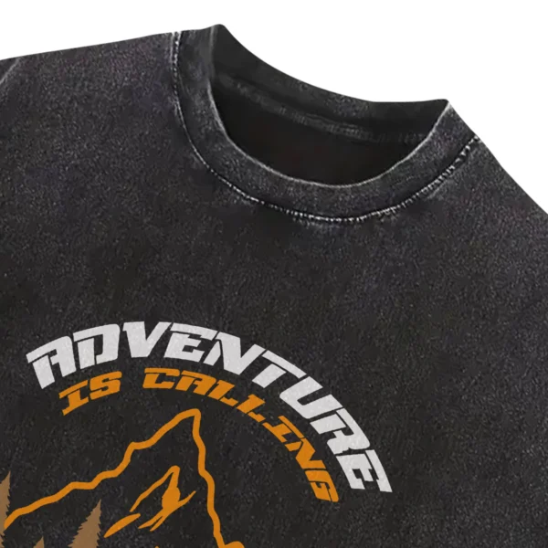 Adventure Is Calling I Have To Go Camping Washed Tshirts Gift For Friends