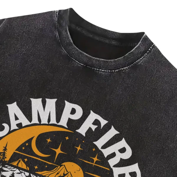 Campfire Stories Washed Tshirts Gift For Friends