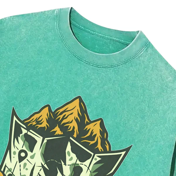 Camping Washed Tshirts Gift For Friends
