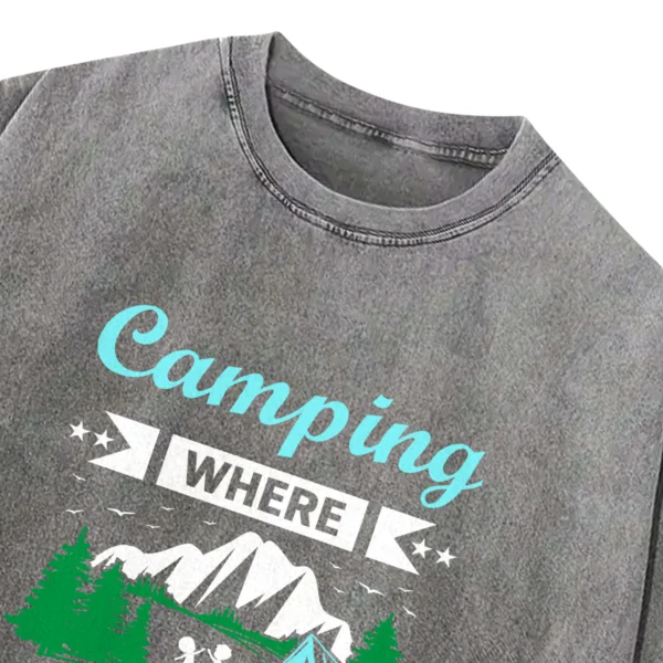 Camping Where Friends Washed Tshirts Gift For Friends