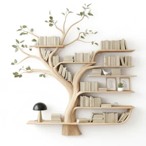Handcrafted Tree Bookshelf