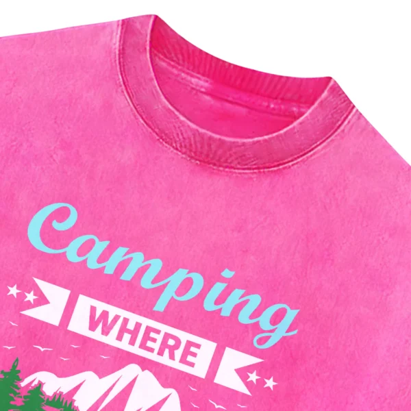Camping Where Friends Washed Tshirts Gift For Friends