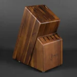 The Acacia Masterpiece – 15-Slot Universal Professional Knife Block