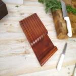 The Artisan Ash – Handcrafted In-Drawer Knife Organizer