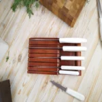 The Artisan Ash – Handcrafted In-Drawer Knife Organizer
