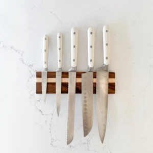 The Culinary Gallery – Premium Hardwood Magnetic Knife Holder (1)