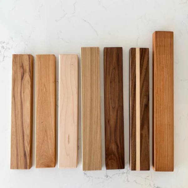 The Culinary Gallery – Premium Hardwood Magnetic Knife Holder