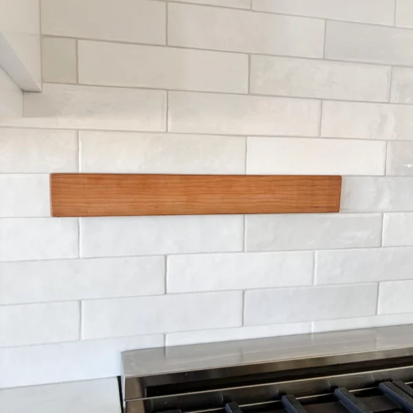 The Culinary Gallery – Premium Hardwood Magnetic Knife Holder