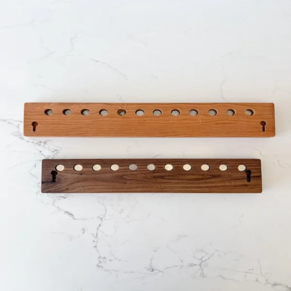 The Culinary Gallery – Premium Hardwood Magnetic Knife Holder