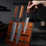 The Dual-Force Acacia – Professional Double-Sided Magnetic Knife Block