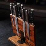 The Dual-Force Acacia – Professional Double-Sided Magnetic Knife Block