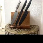 The Heritage Stand – Premium Solid Wood Magnetic Countertop Knife Block