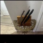 The Heritage Stand – Premium Solid Wood Magnetic Countertop Knife Block