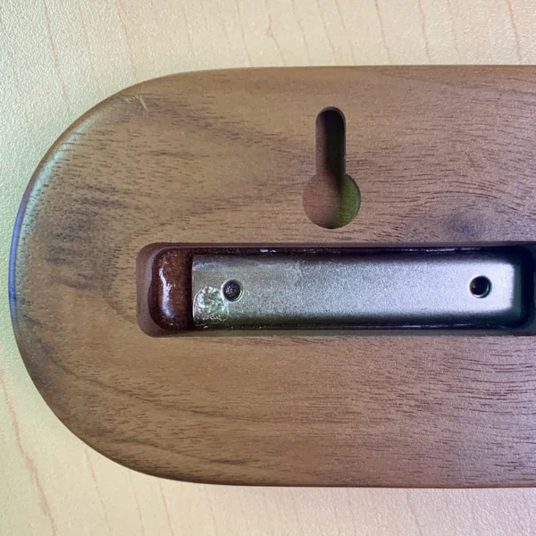 The Modern Arc – Handcrafted Solid Wood Magnetic Knife Holder