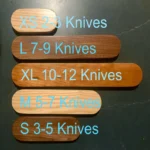 The Modern Arc – Handcrafted Solid Wood Magnetic Knife Holder