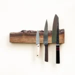 The Oak Horizon – Handcrafted Live Edge Magnetic Knife Gallery