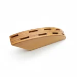 The Radiant Arc – Handmade Solid Wood Fan-Line Knife Block