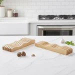 The Sculpted Drawer Vault – Artisan In-Drawer Wooden Knife Organizer