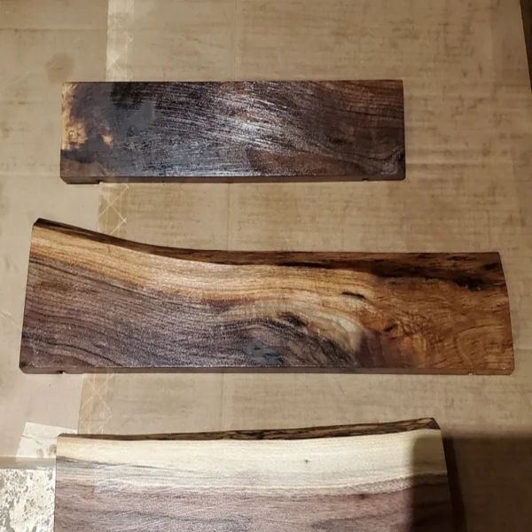 The Walnut Wild-Edge – Handcrafted Neodymium Magnetic Knife Rack