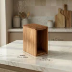 The Zen Heritage – Japanese Minimalist Solid Wood Knife Block