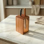The Zen Heritage – Japanese Minimalist Solid Wood Knife Block